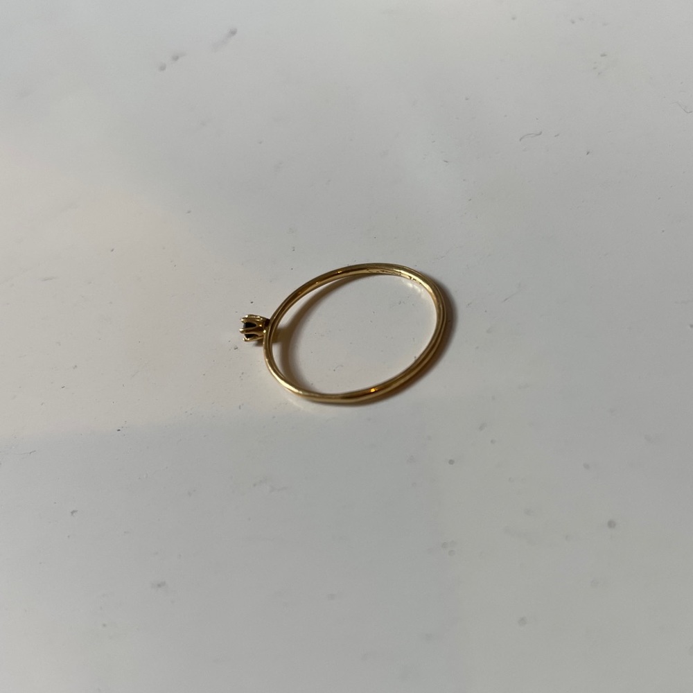 Satomi Kawakita The Tiniest Black Diamond Ring - Picture 2 of 3
